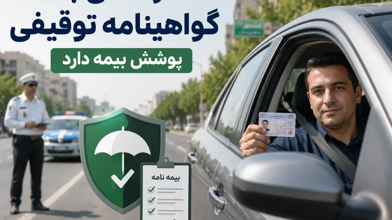 رانندگی با گواهینامه توقیفی پوشش بیمه دارد