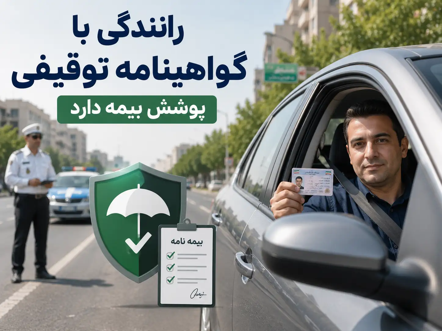 رانندگی با گواهینامه توقیفی پوشش بیمه دارد