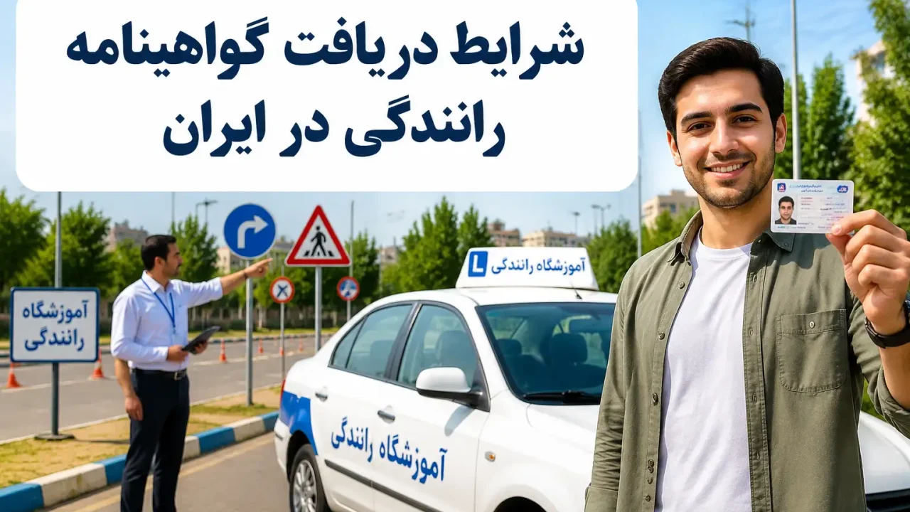 شرایط دریافت گواهینامه رانندگی در ایران