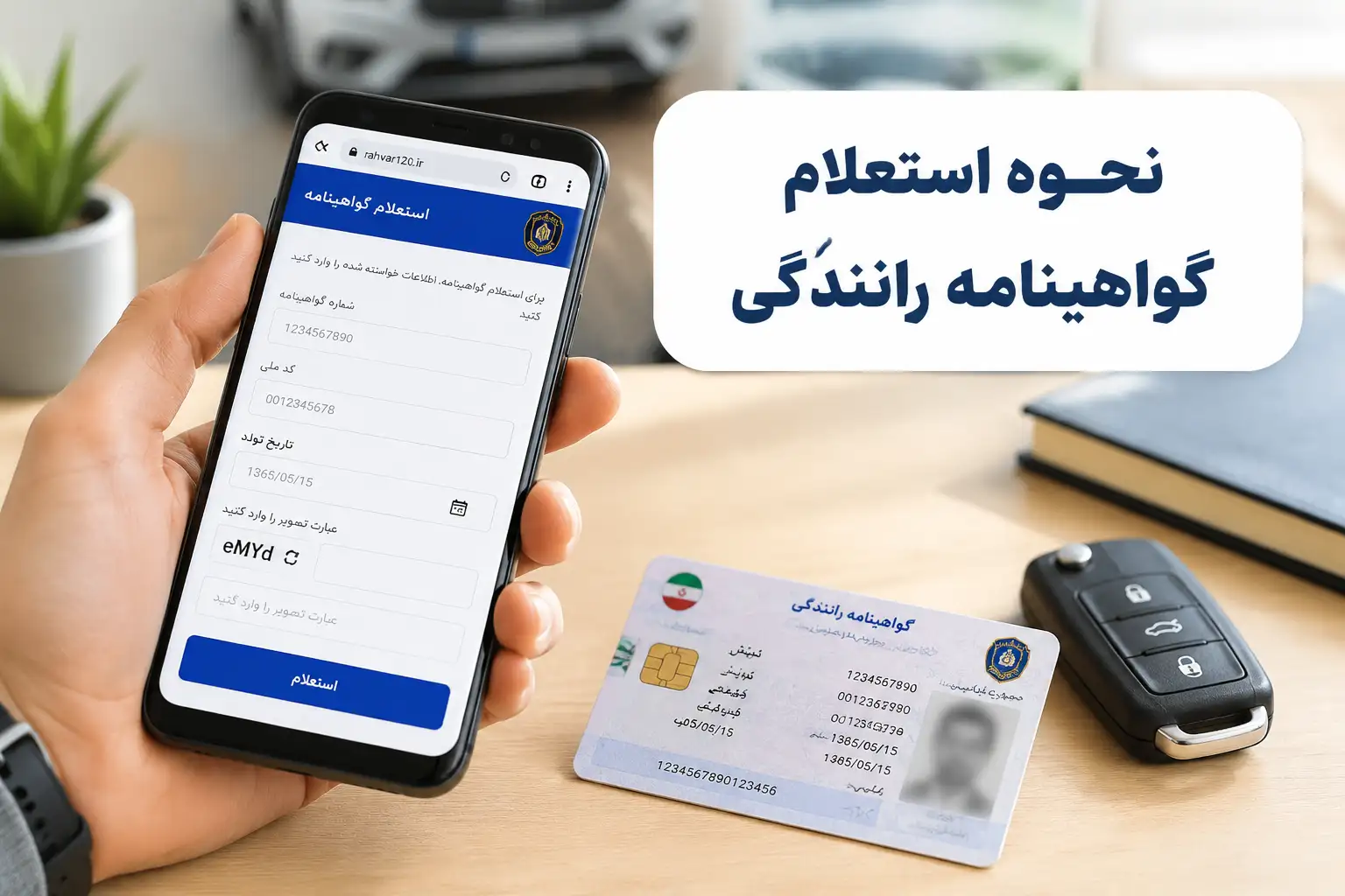 نحوه استعلام گواهینامه رانندگی