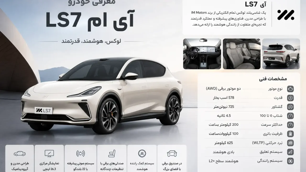 معرفی خودرو آی ام LS7 مشخصات فنی