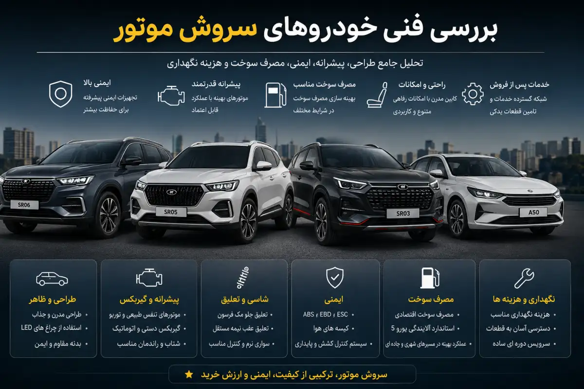 خدمات خودرو بررسی فنی خودروهای سروش موتور
