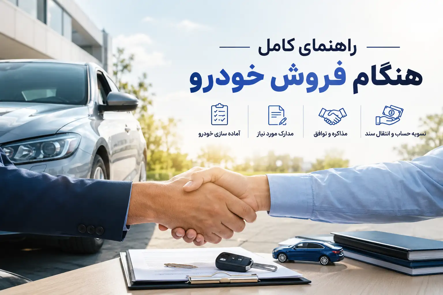 راهنمای کامل هنگام فروش خودرو