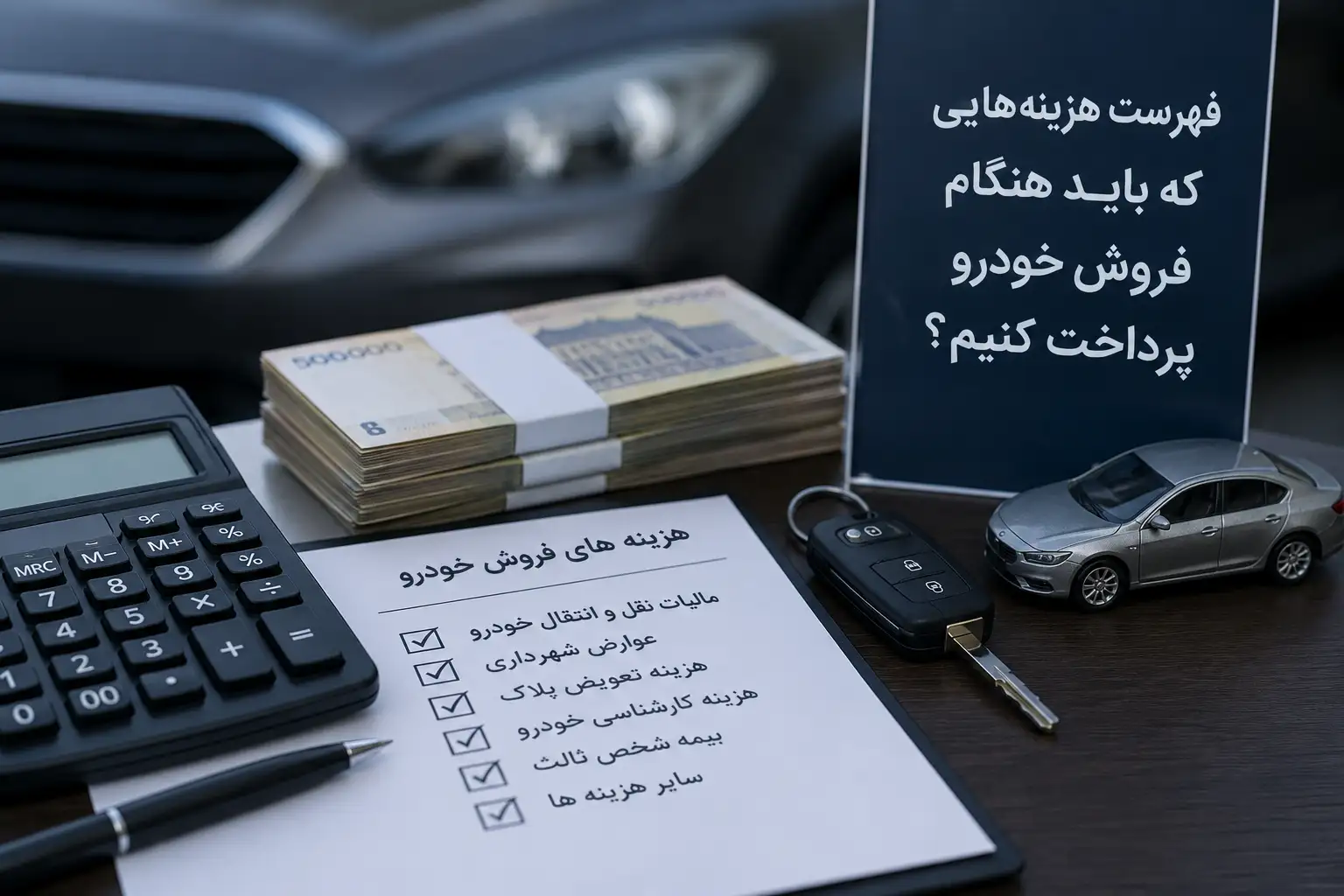 فهرست هزینه‌هایی که باید هنگام فروش خودرو پرداخت کنیم ؟
